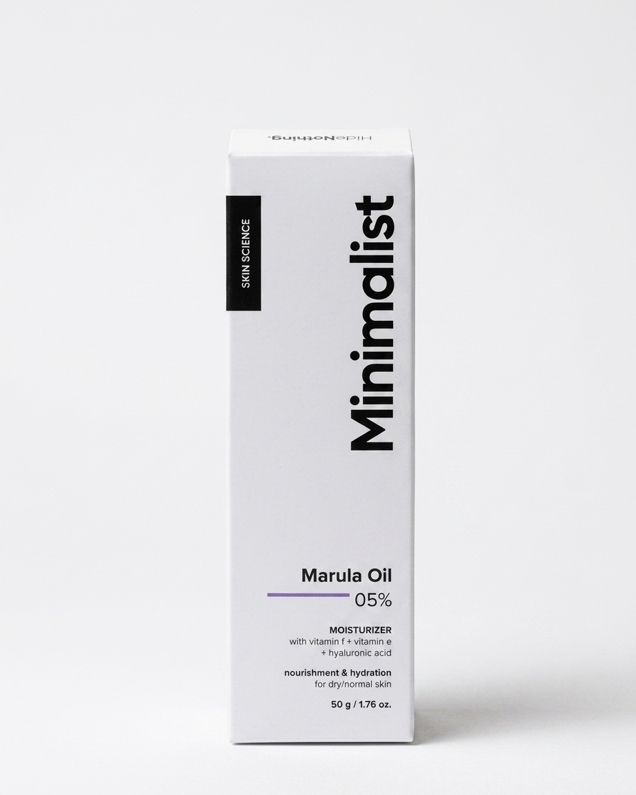 Minimilist Marula Oil 5% Face Moisturizer (50g) | For Dry and Normal