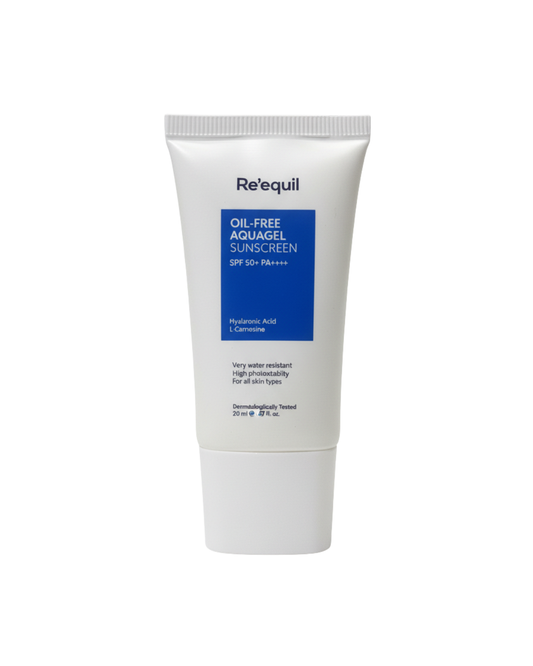 Re'equil Oil Free Aquagel Sunscreen SPF 50 PA++++ (20ml) | For Normal to Oily Skin