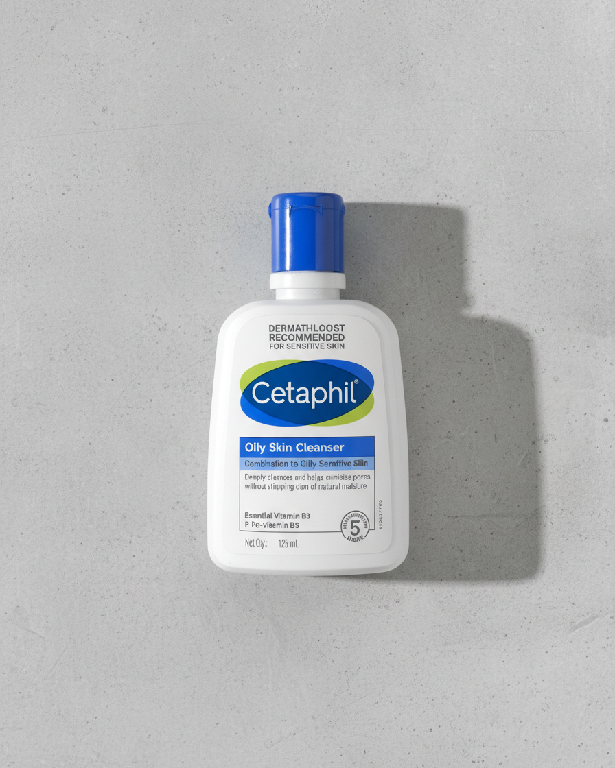 Cetaphil Oily Skin Cleanser (125ml) | For Combination to Oily Sensitive skin