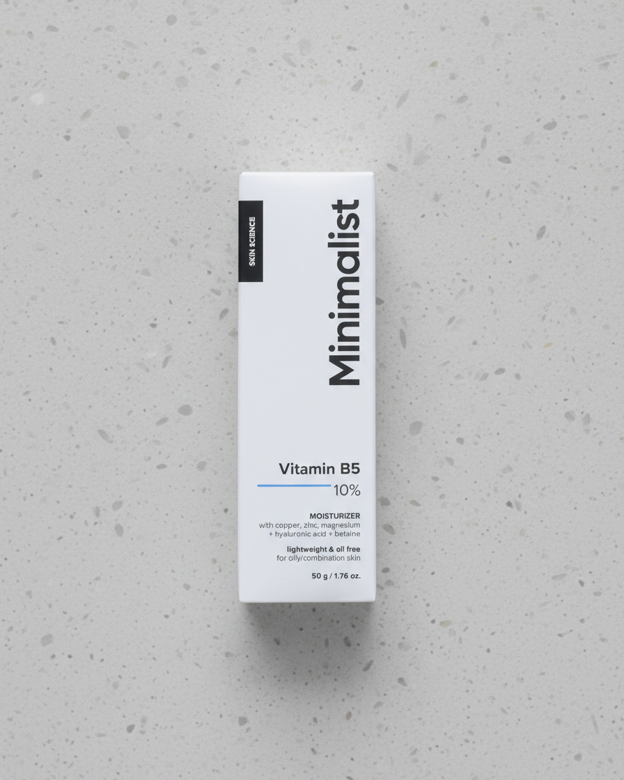 Minimalist Vitamin B5 10% Moisturizer (50g) | For Oily and Combination Skin