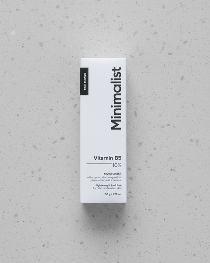 Minimalist Vitamin B5 10% Moisturizer (50g) | For Oily and Combination Skin