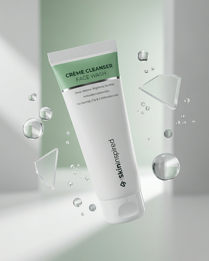SkinInspired Creme Cleanser | Crème Cleanser Face Wash (70ml) | For Normal, Oily or Combination Skin