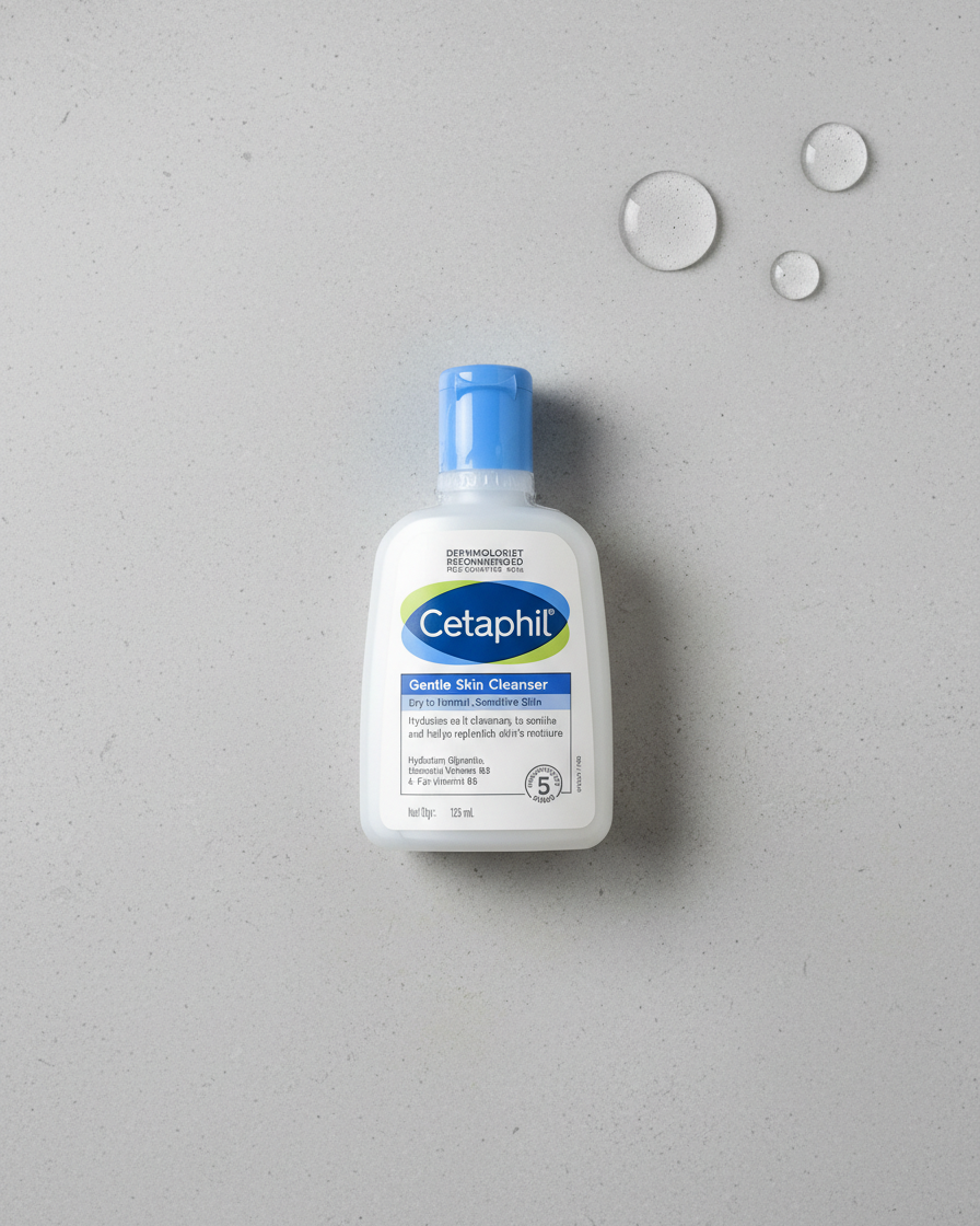 Cetaphil Gentle Skin Cleanser (125ml)| For Dry to Normal, Sensitive skin