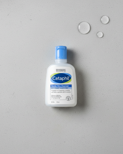 Cetaphil Gentle Skin Cleanser (125ml)| For Dry to Normal, Sensitive skin