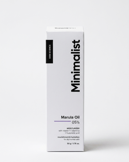 Minimilist Marula Oil 5% Face Moisturizer (50g) | For Dry and Normal