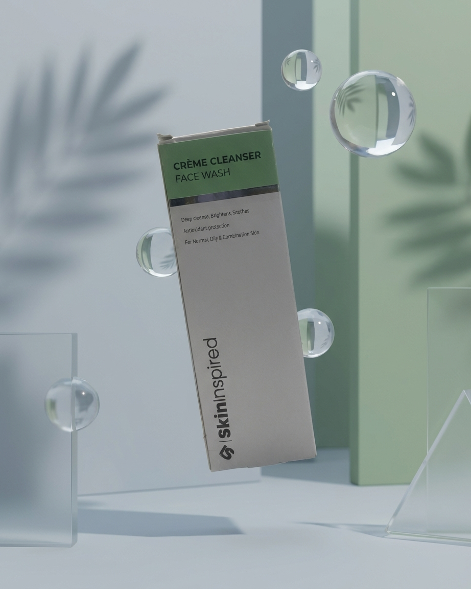 SkinInspired Creme Cleanser | Crème Cleanser Face Wash (70ml) | For Normal, Oily or Combination Skin