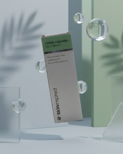 SkinInspired Creme Cleanser | Crème Cleanser Face Wash (70ml) | For Normal, Oily or Combination Skin